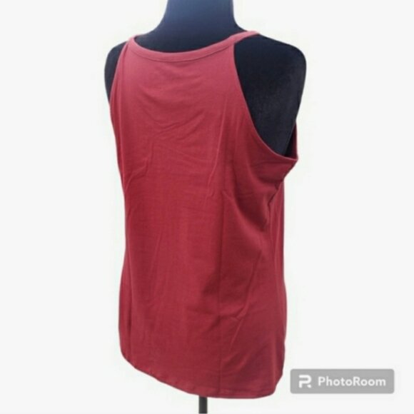 Maurices Tank Top Halter Style Burgundy NWT - Picture 4 of 7